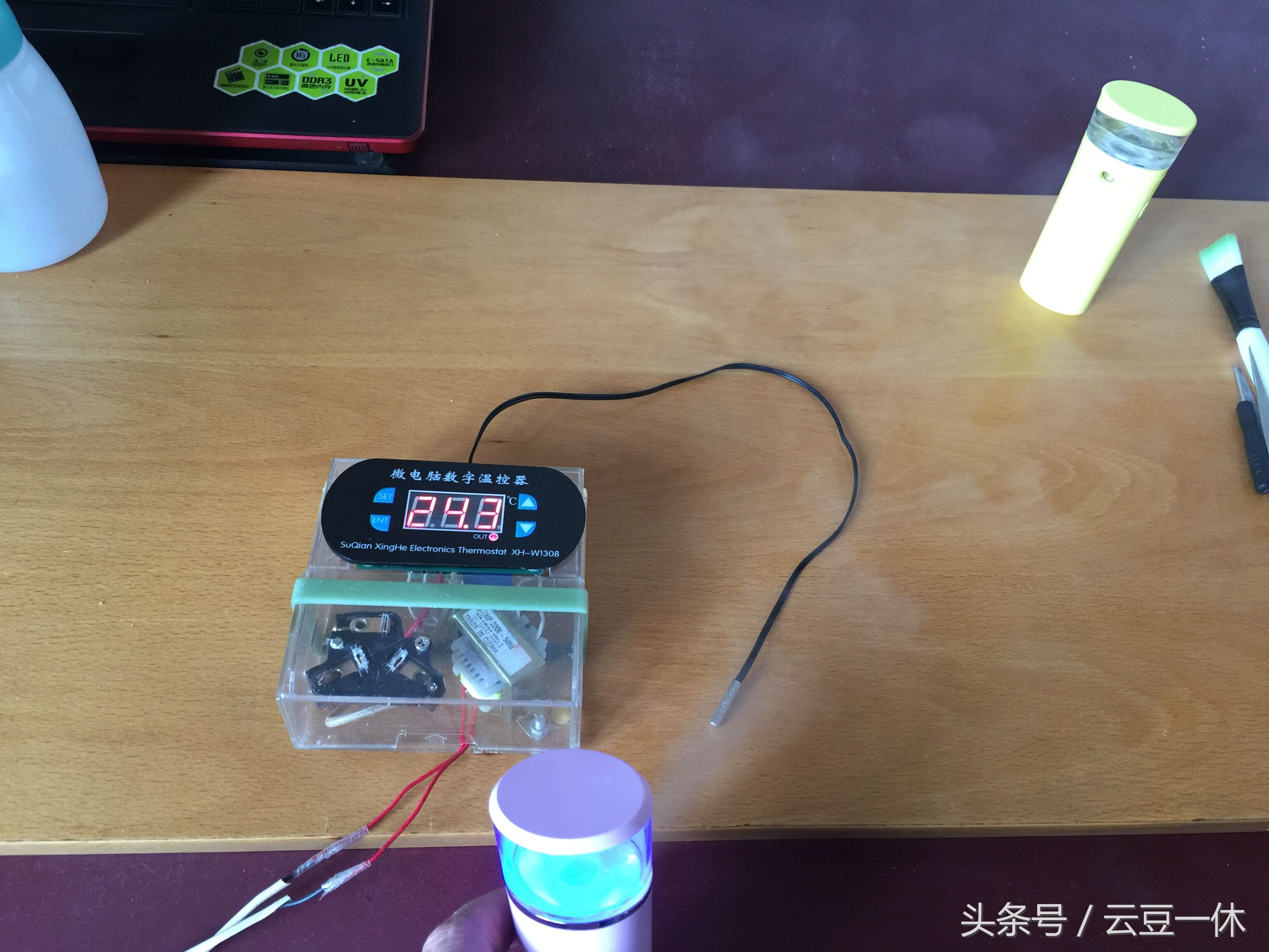 迷你喷雾补水器拆解,夏天必备神器喷雾器