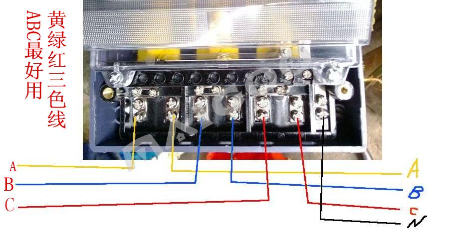 三相四线预付费电表接线视频,三相四线制预付费互感器电表接线