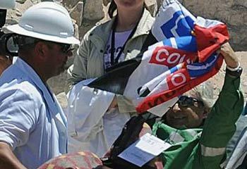 足球拯救世界,2010年智利圣何塞铜矿矿难