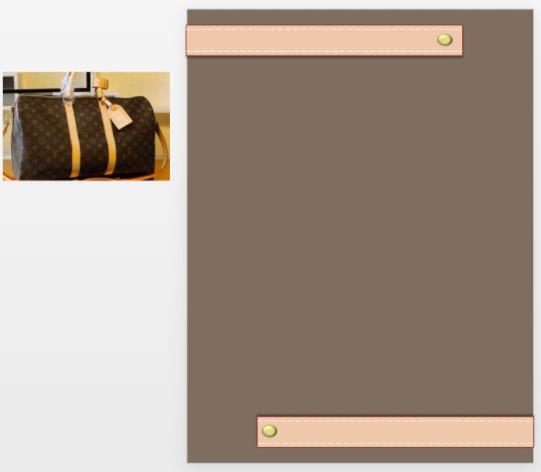 原创手账素材,lv手帐记事本