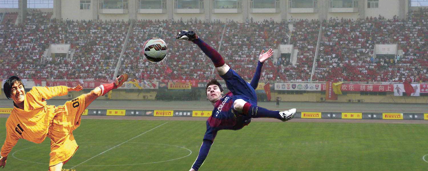 梅西教你踢高空球,梅西100秒凌空踢板