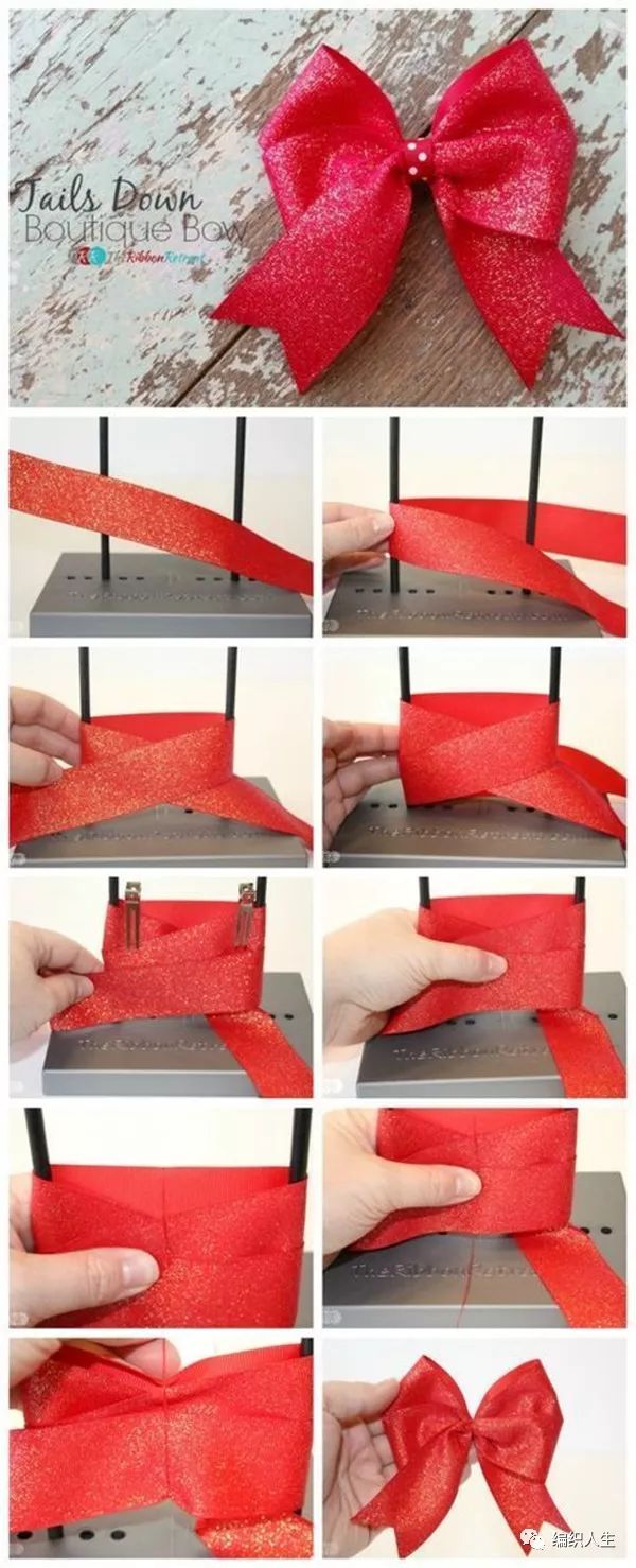 怎么做很小又可爱漂亮的蝴蝶结,高级感蝴蝶结制作