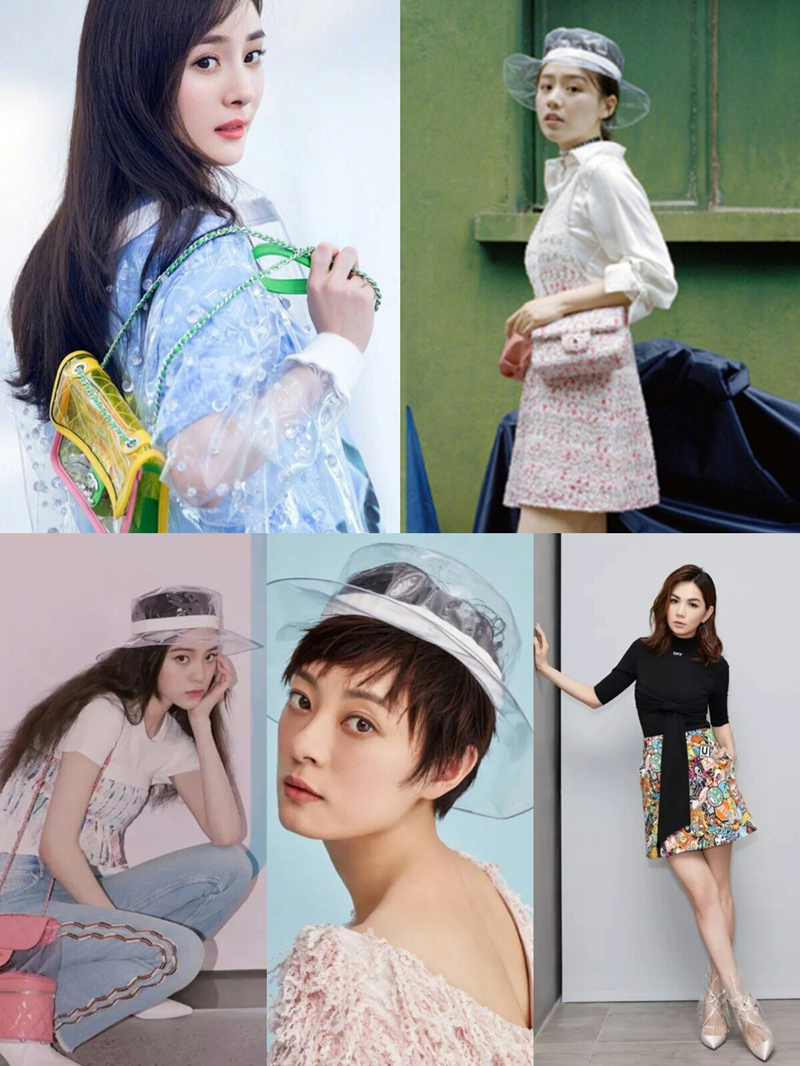 塑料穿成时髦？杨幂三万五塑料外套当雨衣，孙俪塑料帽子美翻天