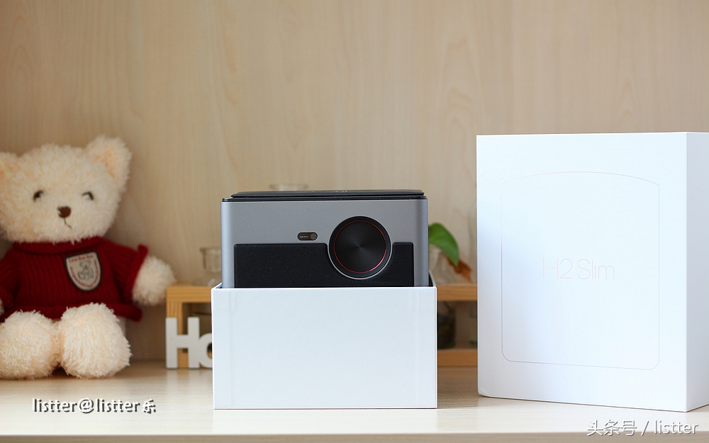 极米h2slim投影仪测评,极米h2slim调图像清晰度