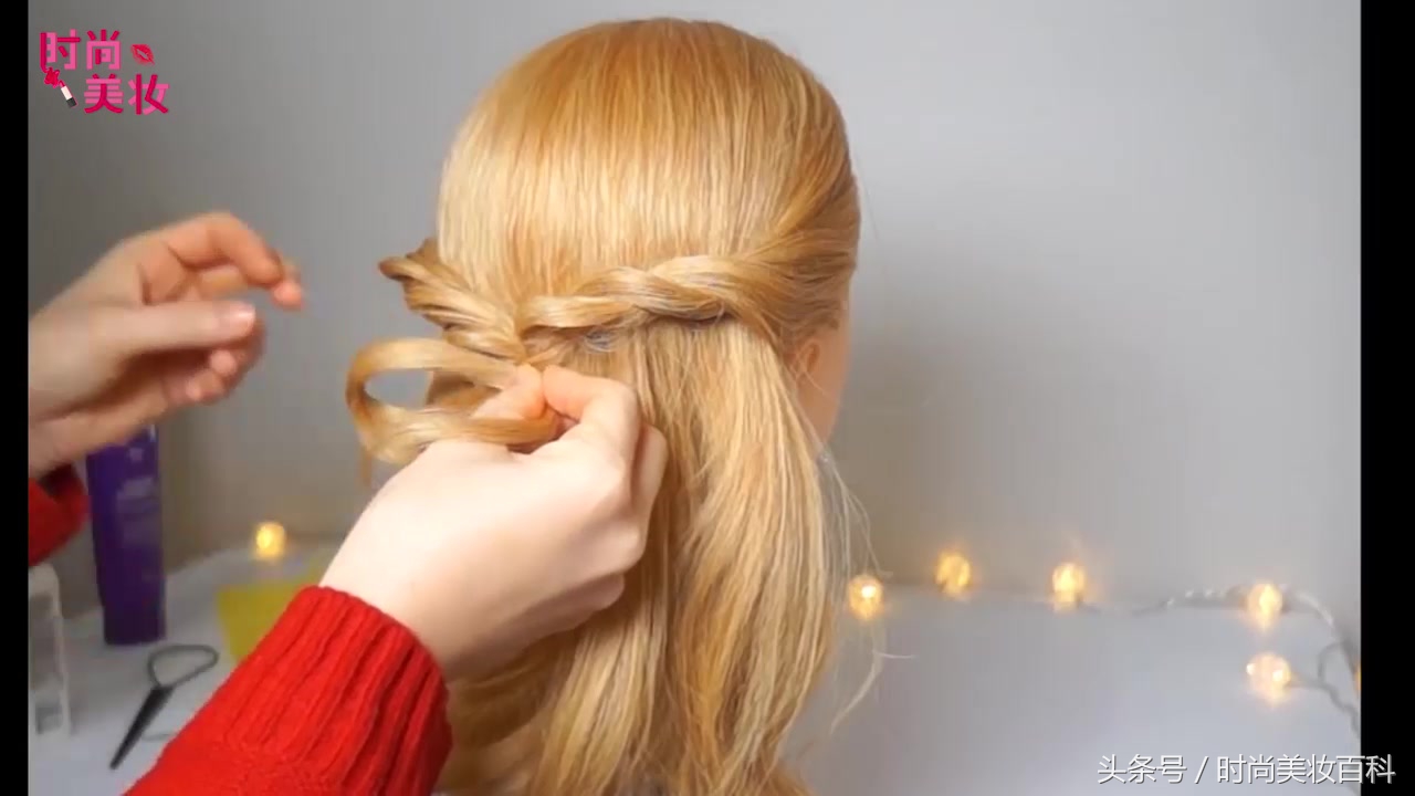 蝴蝶结头饰怎么扎头发可爱,发型带有蝴蝶结好看可爱俏皮简单
