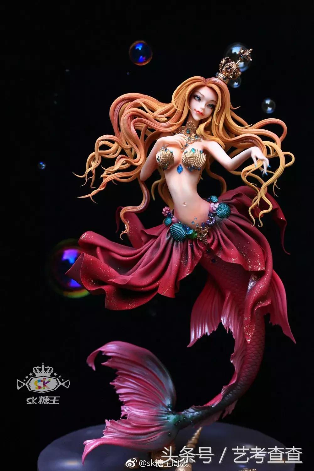 她做的甜品超级治愈,古风美人蛋糕