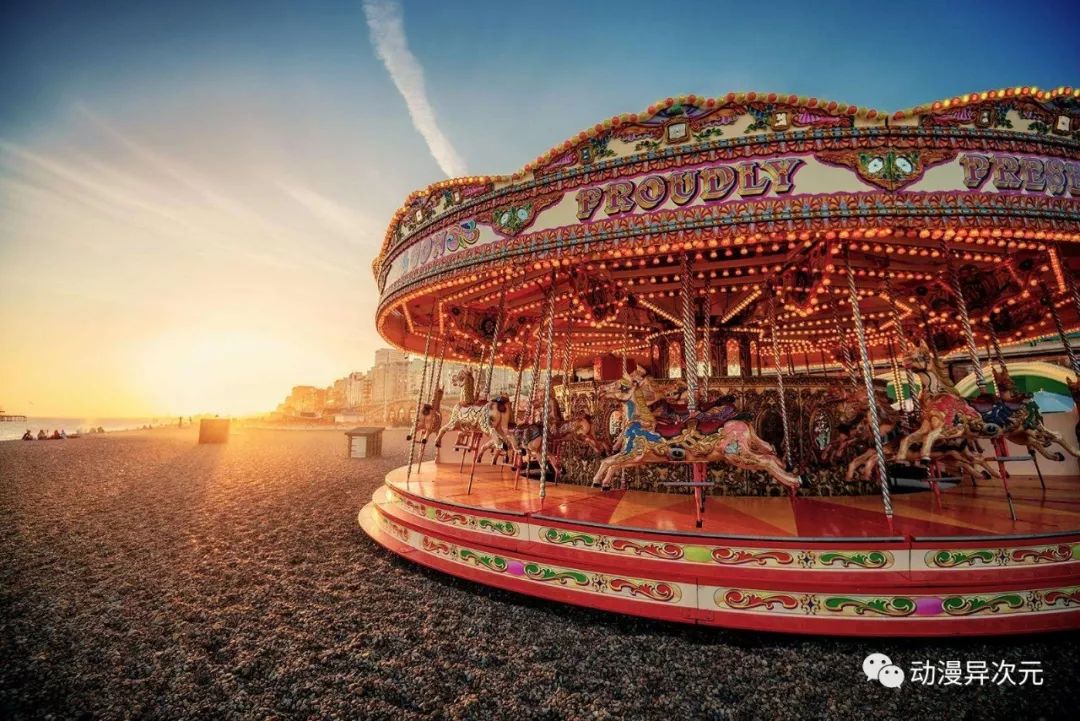 可旋转的旋转木马乐高,旋转木马乐高摩天轮