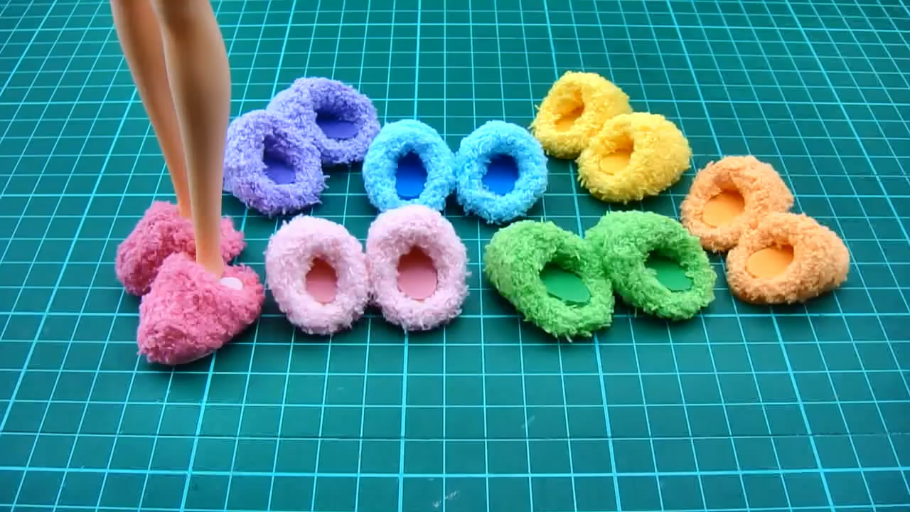 迷你手工diy拖鞋,迷你小拖鞋手工教程