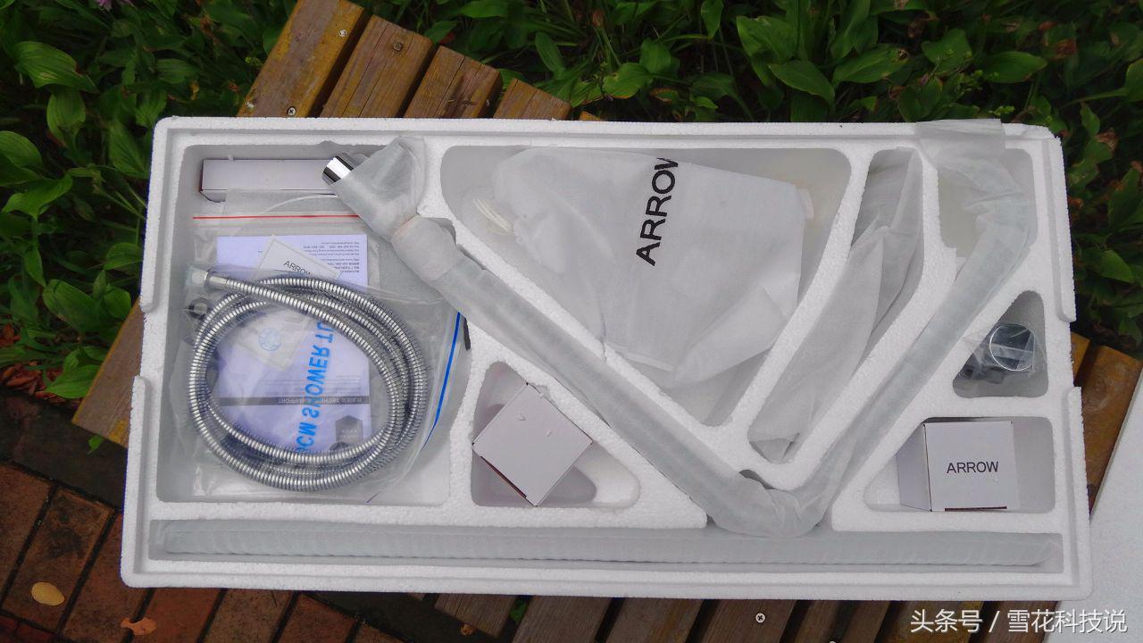 箭牌淋浴花洒套装,箭牌入墙式顶喷淋浴花洒套装