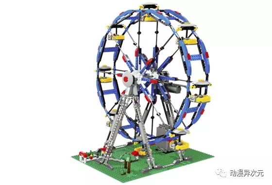 二层旋转摩天轮乐高,乐高最复杂的摩天轮视频