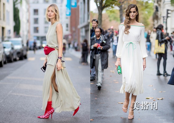 优雅雪纺裙穿搭,仙美雪纺裙穿搭