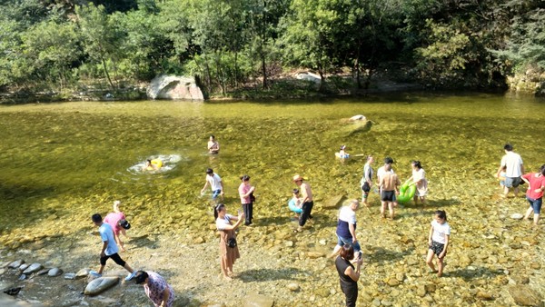 高冠瀑布风景,高冠瀑布游记