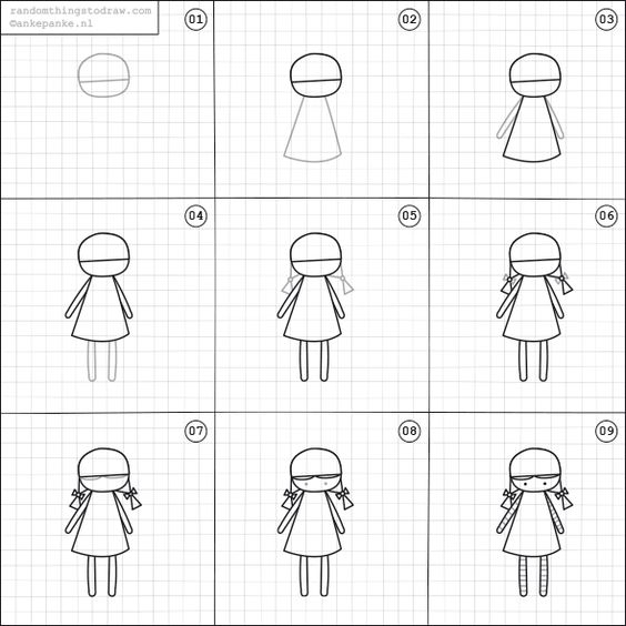 超级详细的简笔画教程,26个超实用的简笔画教程