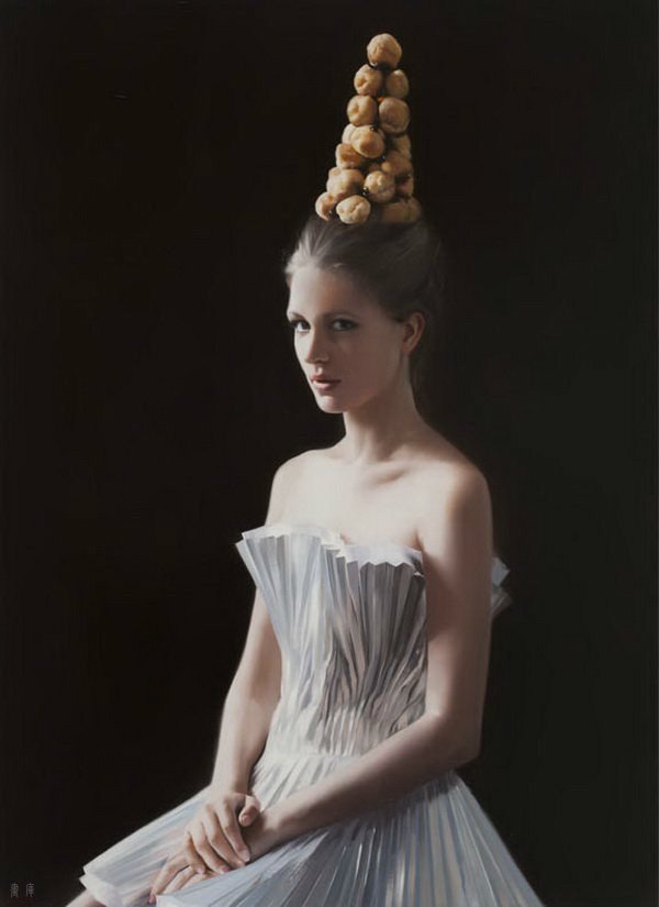 美国艺术家美女,美国画家genebrown绘画作品欣赏