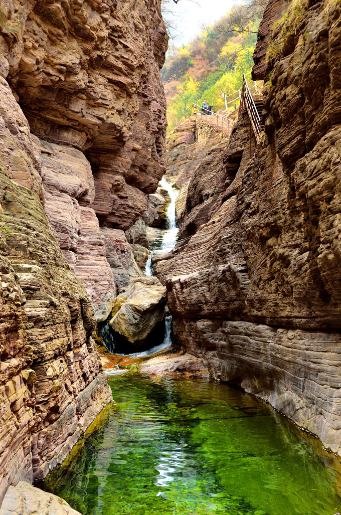 河南的云台山风景区,小云台山景区