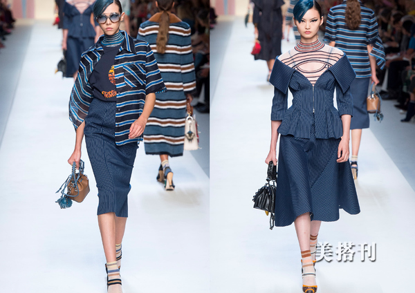fendi最美穿搭,2023fendi时尚秀场