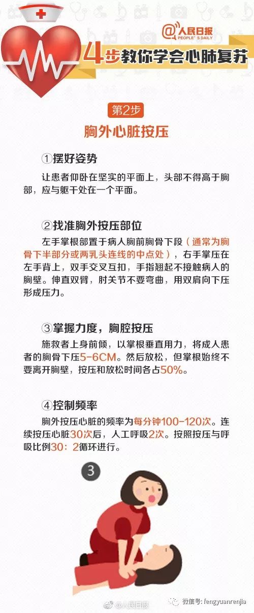 心肺复苏中国教育学会,只要三分钟就能学会心肺复苏