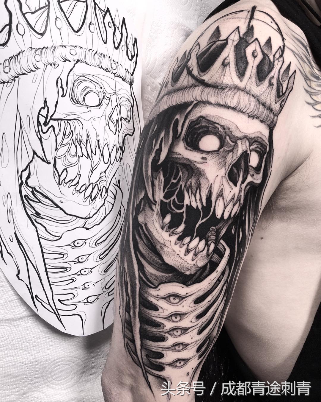 从球场到纹身店,一个差点被足球“耽误”的纹身师