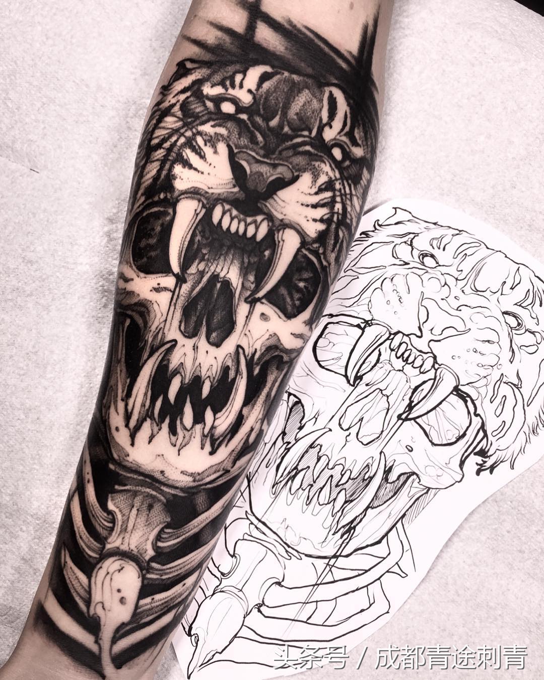 从球场到纹身店，一个差点被足球“耽误”的纹身师