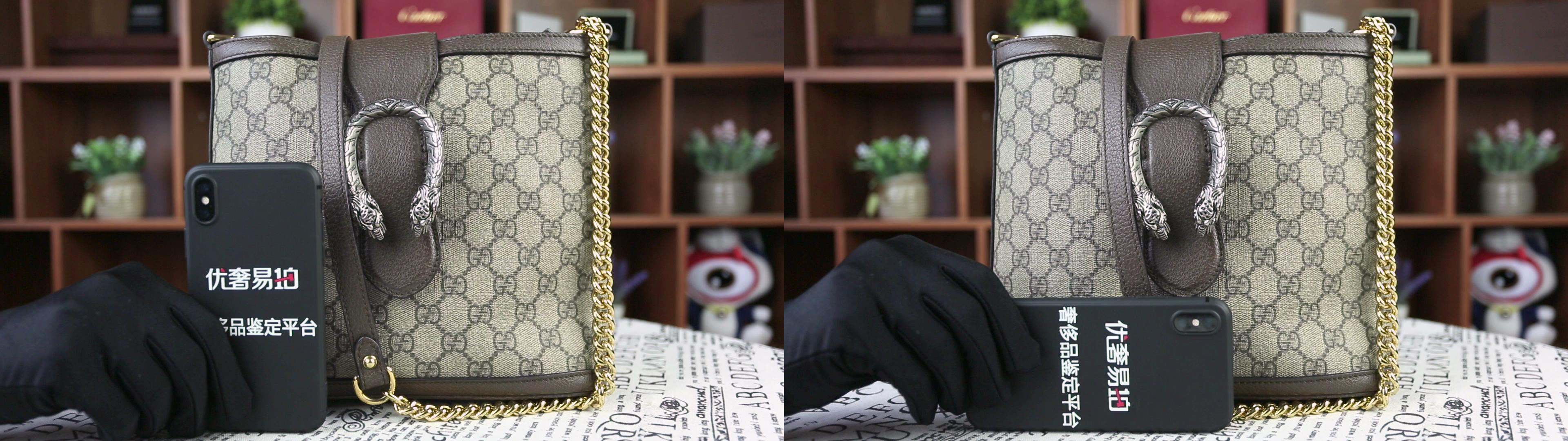 古驰gucci酒神包设计独特,gucci酒神包虎头不贴合