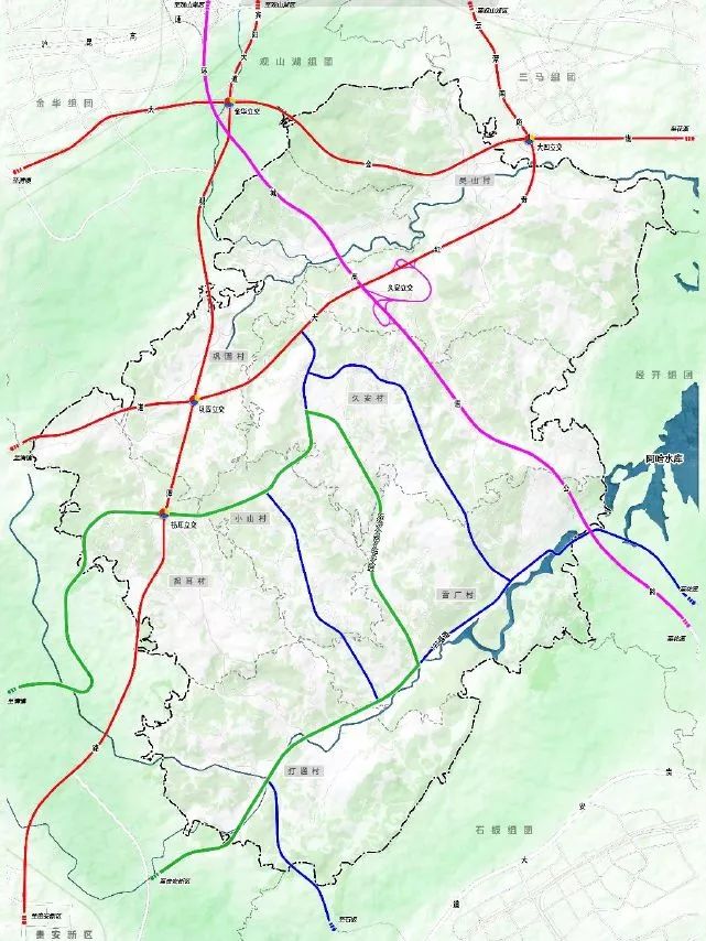 贵阳市2020-2035市域规划图,贵阳19个中心城区规划