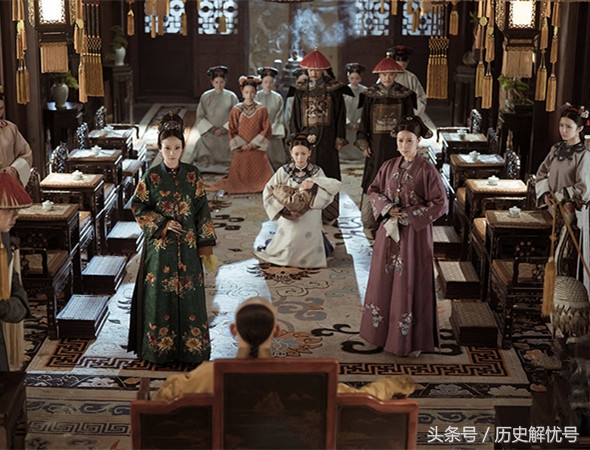 延禧攻略里的肩披,延禧攻略披肩服饰