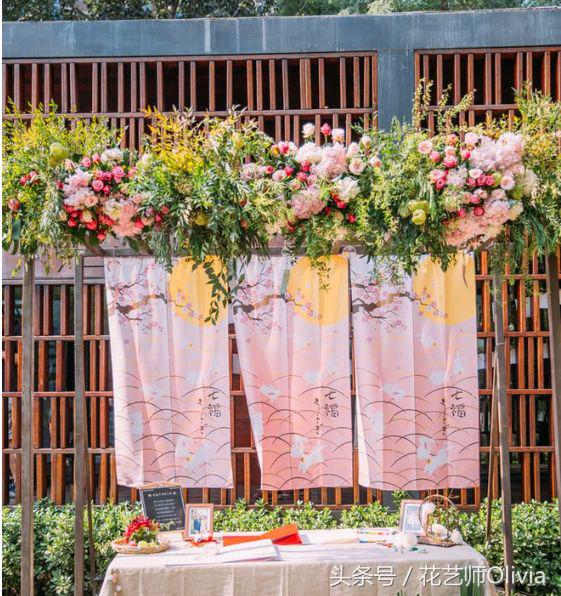 小清新森系户外婚礼布置,农村婚礼现场布置效果图森系