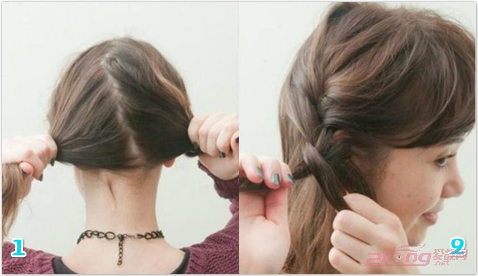 40-50岁女人圆脸短发扎什么发型,扎发型女2020流行发型慢动作分解