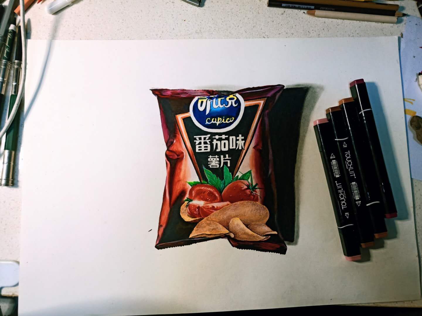 幸福画吧7月份作品,幸福原创绘画作品欣赏