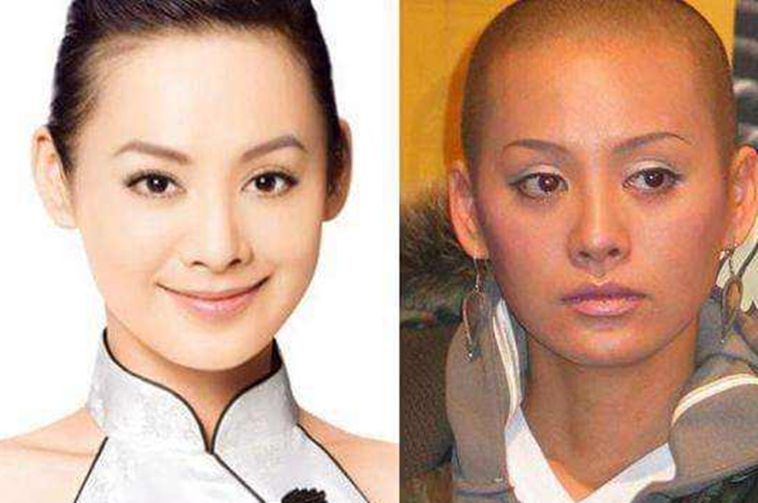 赵丽颖长发剪成光头,赵丽颖剃光头的视频