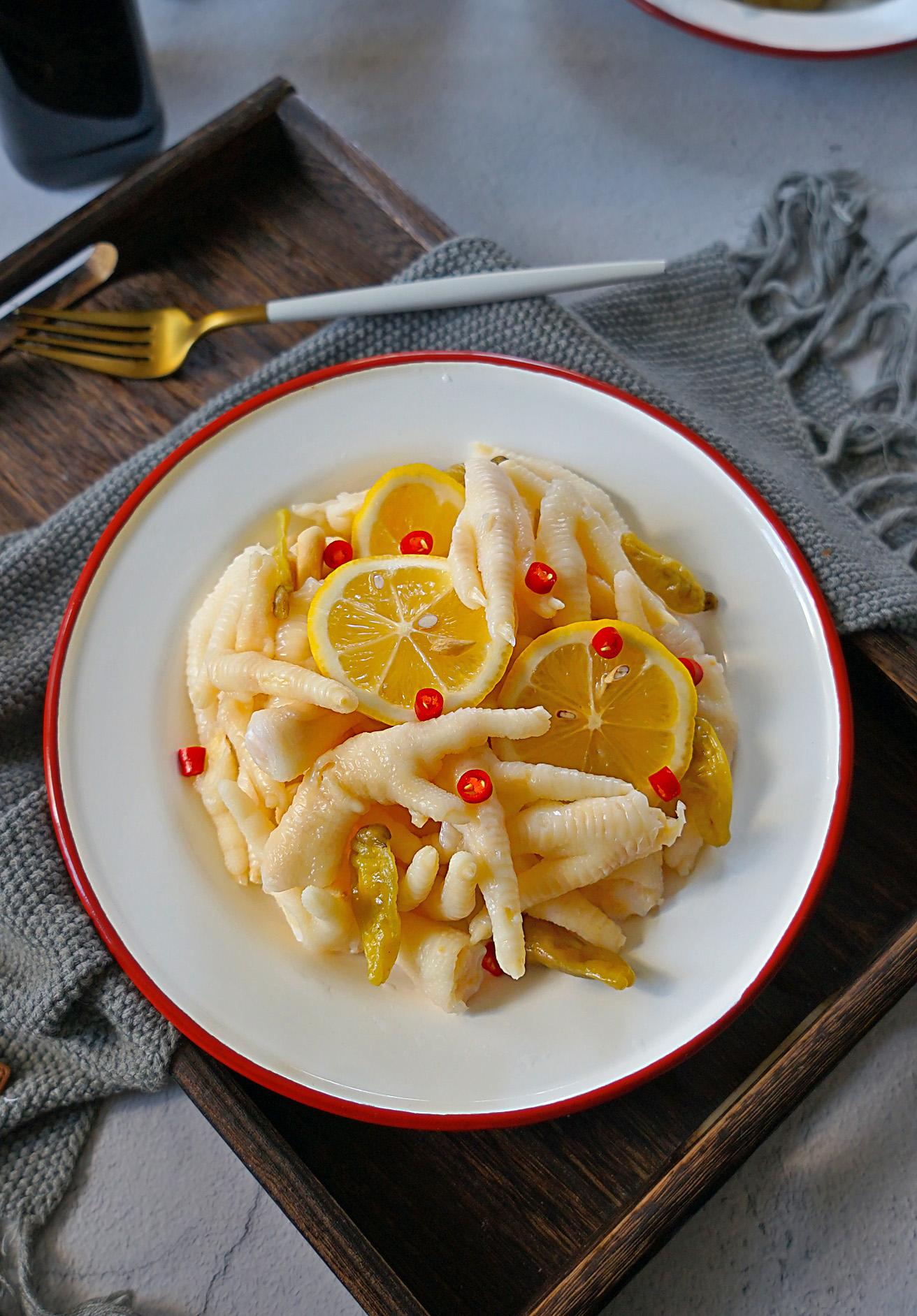 柠檬卤鸡爪的正宗做法,无骨鸡爪的做法不用泡椒不用柠檬