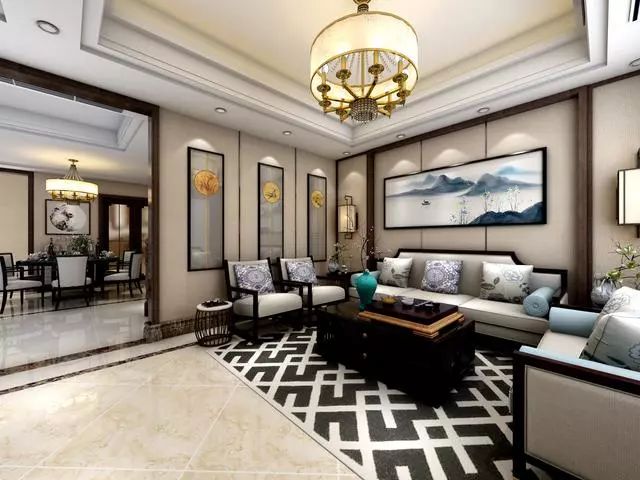 60平米小户型装修新中式风格的,88平米新风格装修