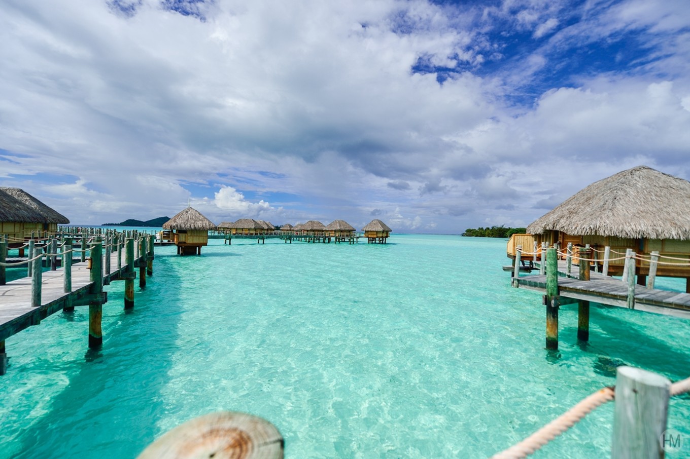大溪地最接近天堂的地方,大溪地波拉波拉岛泳池