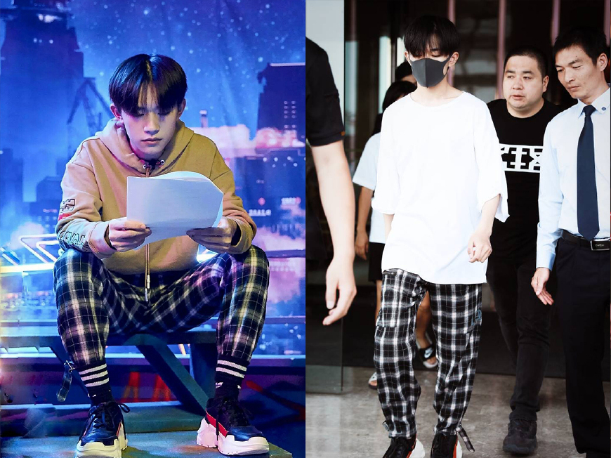 tfboys易烊千玺个人solo红衣,tfboys七周年演唱会易烊千玺服装