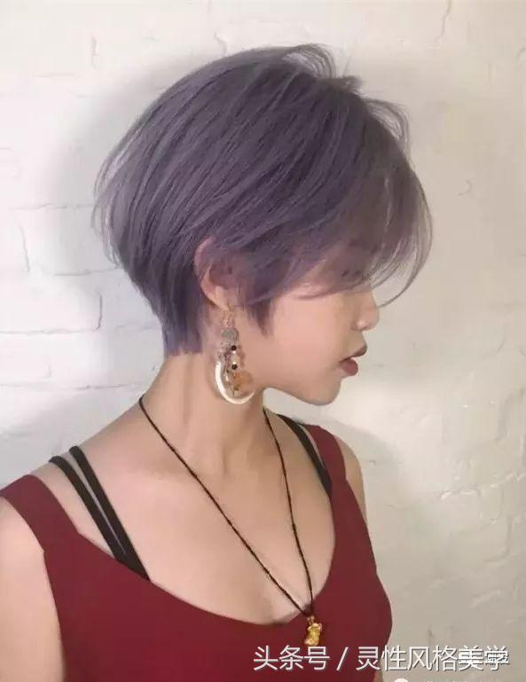 今年最流行的短发超短,最时髦的短发适合圆脸