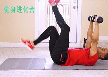 哑铃练侧腹肌训练方法,哑铃训练腹肌最有效的动作