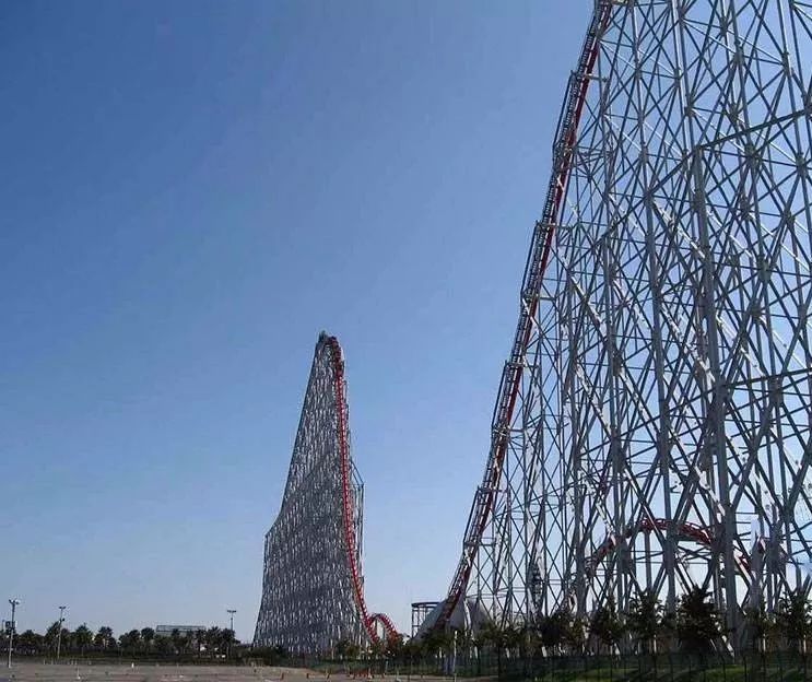 最刺激的过山车游玩,环球最刺激的过山车
