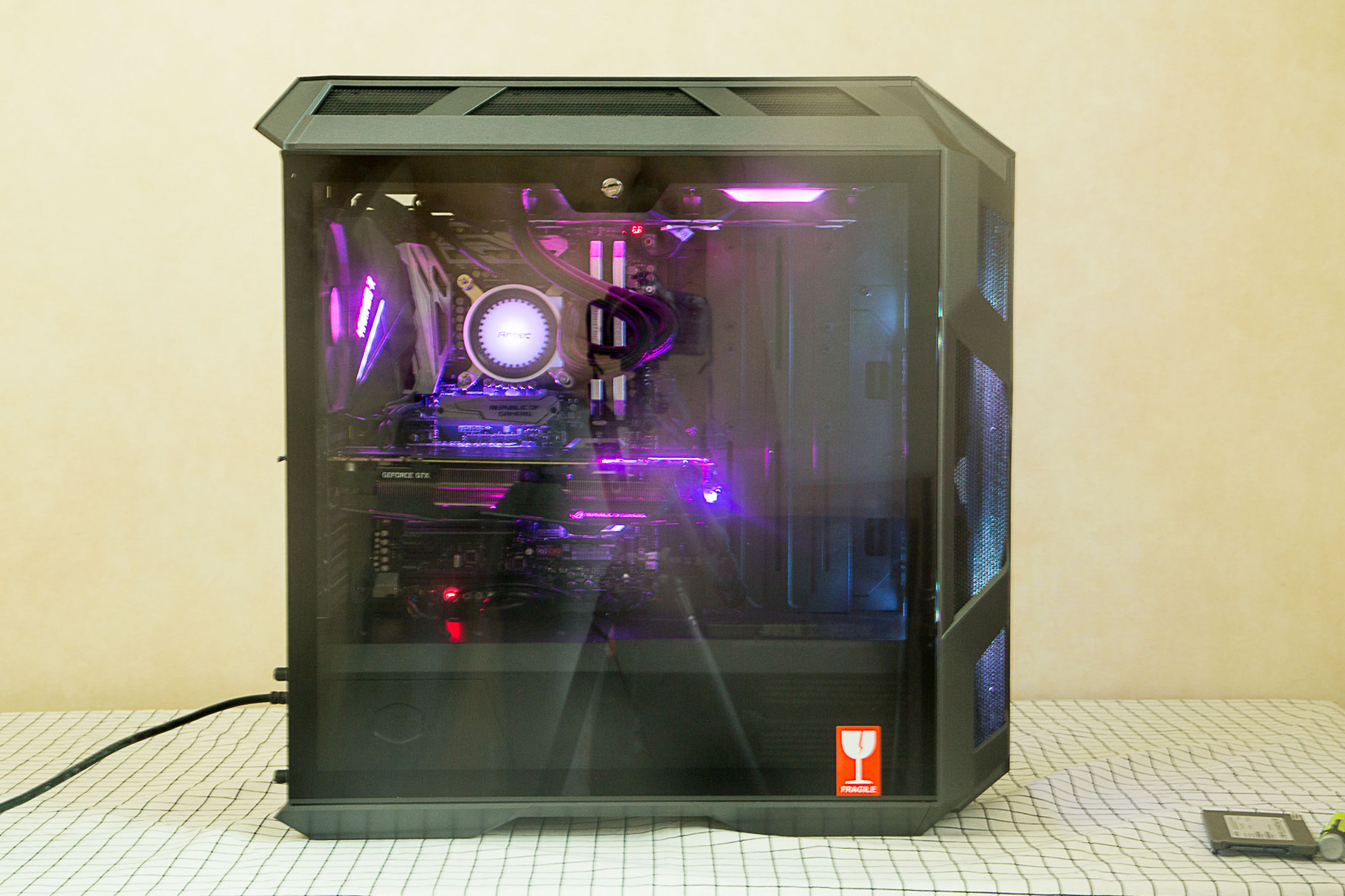 华硕1070ti显卡怎么装,华硕1070ti装机效果