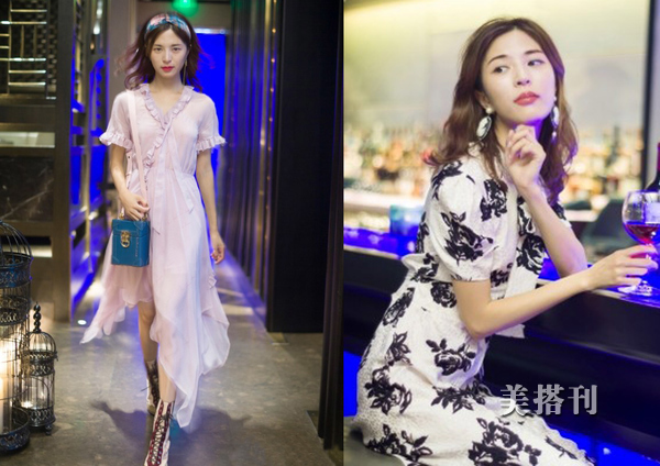 不同场合的裙装穿搭示范,气质女生的早秋裙装穿搭