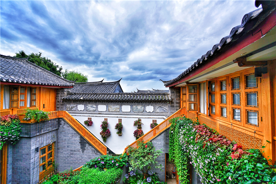 震撼丽江古城木府,丽江古城大观园木府