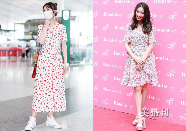 午后休闲时光，淡雅连衣裙放慢你的生活节奏