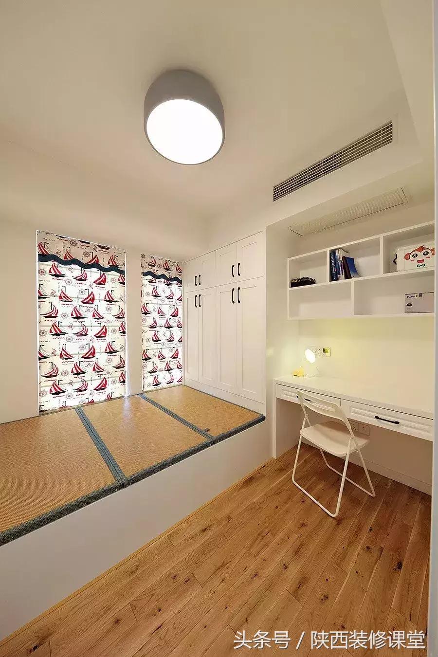 10平米卧室装修效果图榻榻米,大卧室榻榻米装修风格现代简约