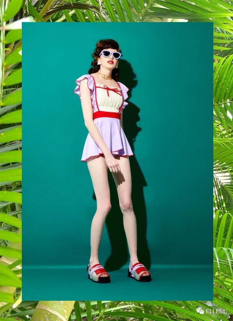 大码显瘦泳衣遮肉减龄,微胖女生宽松泳衣遮小肚子