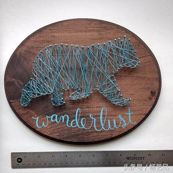 木片绣花教程视频,手工乱针绣画