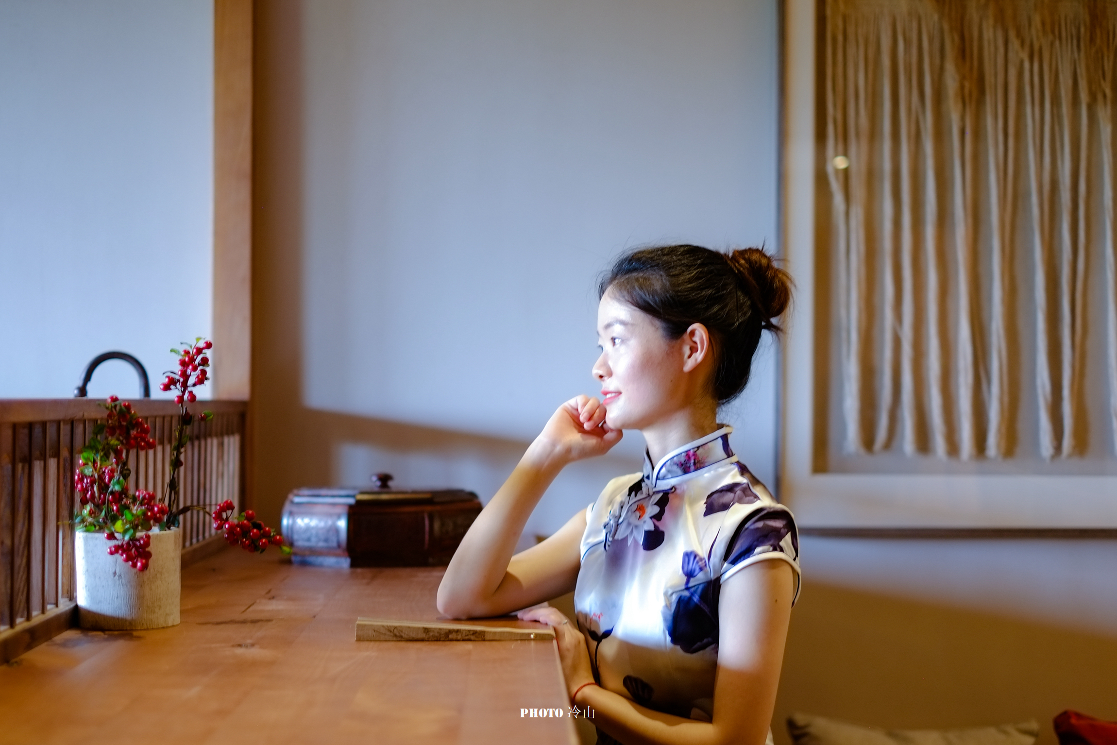 梦溪山庄与旗袍,杭州西湖区梦溪山庄