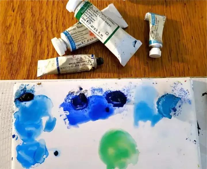 水彩教程颜料,水彩的基本知识与技法