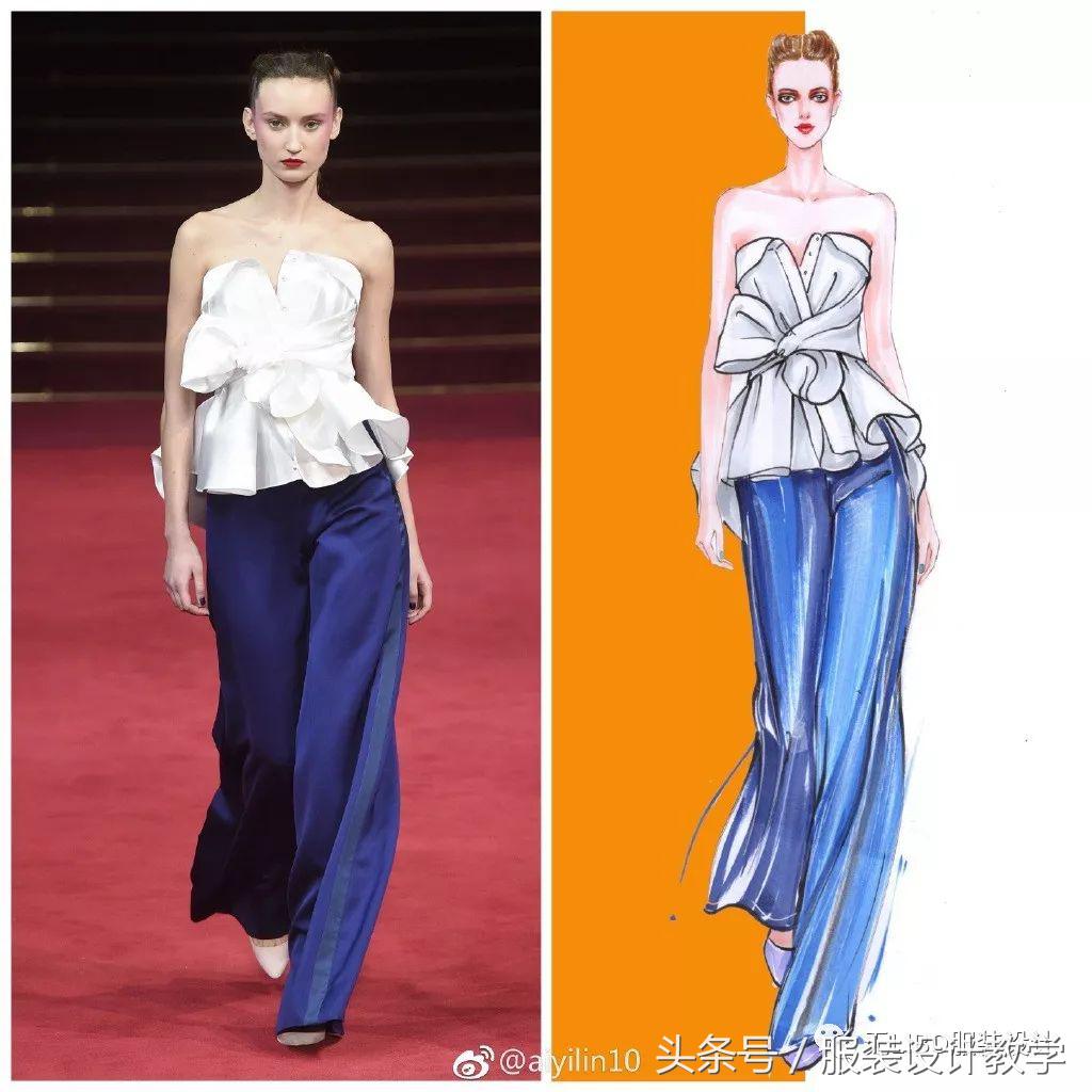 笔尖上的秀场！用一只马克笔带你穿梭各大秀场（成衣vs手绘）