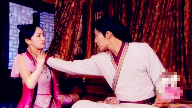 赵丽颖被掐脖子图片,女明星被掐脖子拍摄花絮