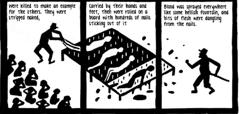 毒打、强奸、*虐性**……他把一个女人的真实故事画成漫画,看到第几张你哭了?