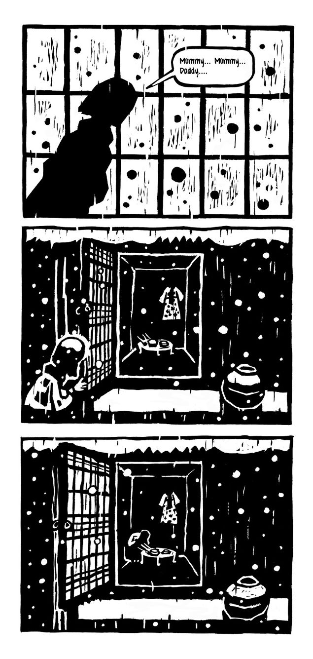 毒打、强奸、*虐性**……他把一个女人的真实故事画成漫画,看到第几张你哭了?